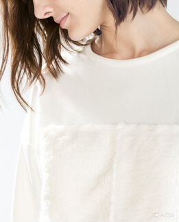 Zara джемпер белый