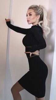 Бандажное платье Herve Leger