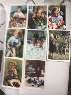 Открытки старинные, коллекционные, пятидесятых год