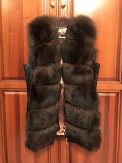 Жилет из песца под соболь