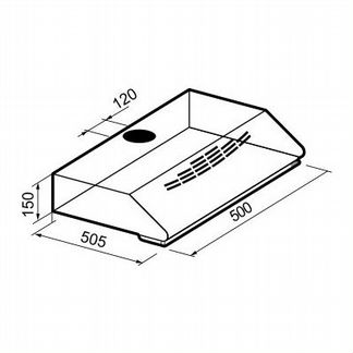 Вытяжка Korting kht 5230 b. Новая