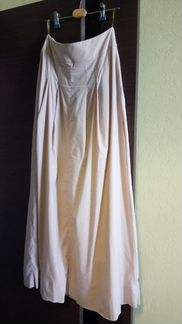 Юбка летняя Р44 цвет какао с молоком