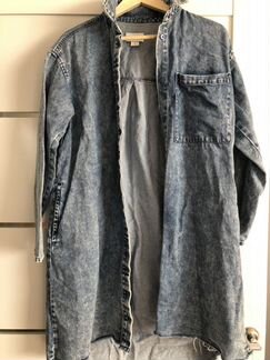 Джинсовое платье рубашка Monki