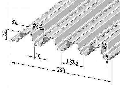 профнастил h57-750-0. профлист н57-750. 8. 7. 8 масса.