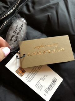 Новое пальто пуховик Burberry