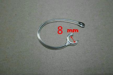 Крючок ушной для Bluetooth 6мм,8мм