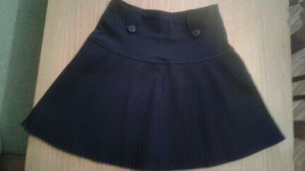 Чёрная школьная юбка для девочки