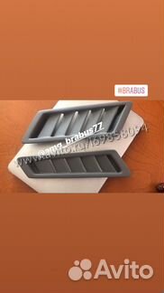 Боковые Жабры под покраску Brabus AMG на G class