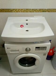 Раковина над стиральной машинкой
