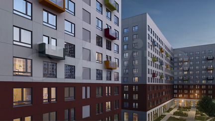 2-к квартира, 58.1 м², 21/22 эт.