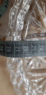 Блюдо хрустальное