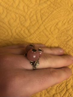 Серебряное кольцо ручной работы