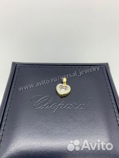 Кулон Подвеска chopard Сердце с бриллиантами