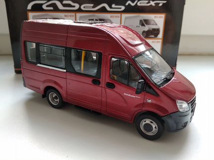 Газель Некст A65R22 микроавтобус, красный Н659