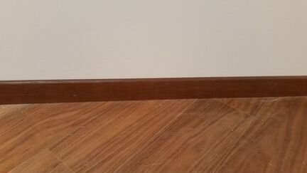 Плинтус мдф шпон орех