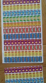 Наклейки развивающие