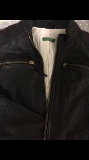 Куртка Benetton кожа