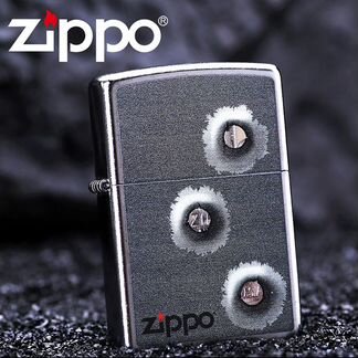 Зажигалка Zippo Bullet Holes, новая