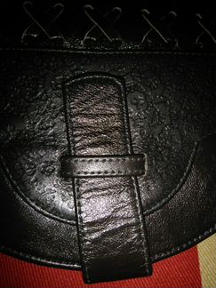 Сумка поясная, кожа. Винтаж. Авторская