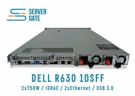 Сервер dell R630 10SFF 2 x E5-2680v4 32 GB