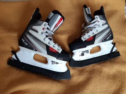 Коньки хоккейные раздвижные 35-38