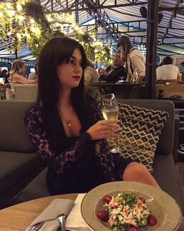 Синее кружевное платье Lost ink