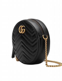 Сумка круглая Marmont GG Gucci