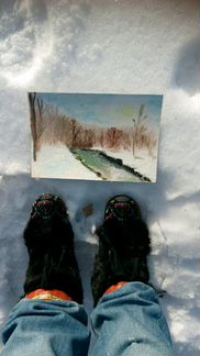 Картины маслом этюды с натуры А4