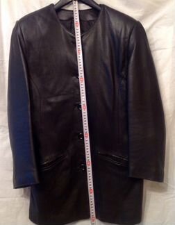 Пиджак кожаный