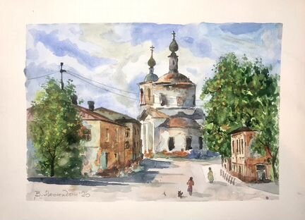 Картина акварелью 