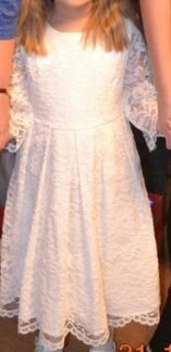 Платье Baby Steen молочного цвета. Размер 134