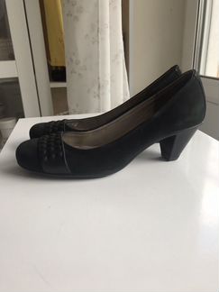 Туфли кожа замша Ecco 38