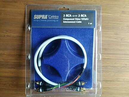 Supra Cables 3 RCA-3RCA
