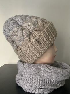 Шапка с переходом цвета, на подкадке