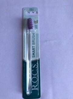 Зубная щетка rocs средняя феолетовая