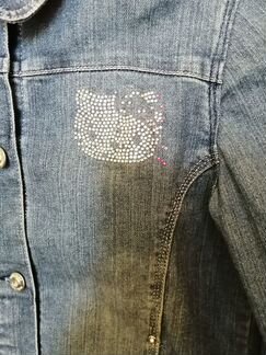 Куртка джинсовая hello kitty