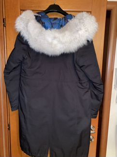 Парка с натуральным мехом