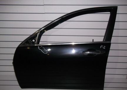 Дверь передняя левая чёрная Honda Accord 7 CL7 CL9