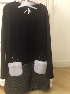 Нарядное платье на зиму 158 см