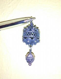 Кулон, серебро 925 5см Авторская работа