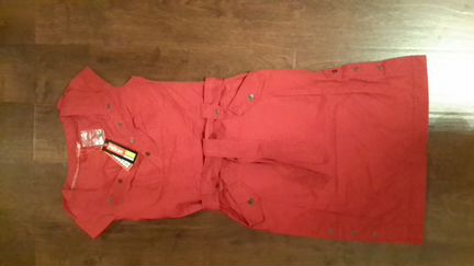 Красное платье на лето Pelican