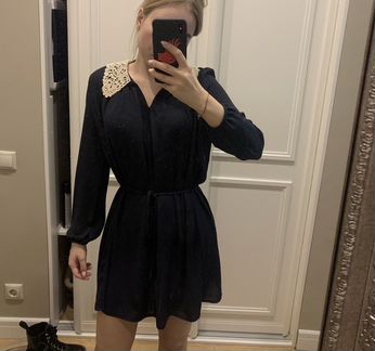 Платье/туника синее