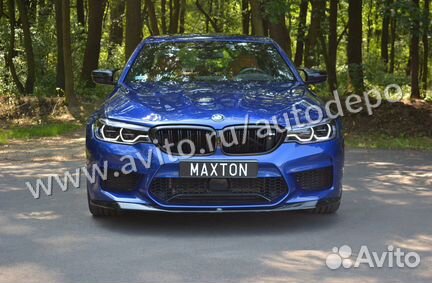 Накладка на бампер BMW M5 F90 (17+) MD V1