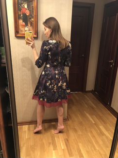 Платье вельветовое 42-44