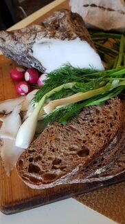 Сало домашнее, солёное