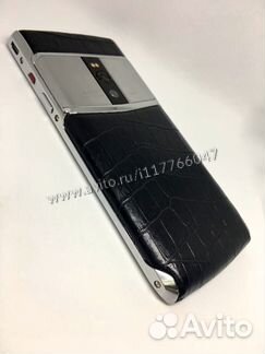 Vertu Signature Touch Jet Steel Alligator Верту