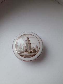 Шкатулка фарфор з-д Пролетарий мгу Супер Люкс