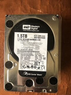 Жесткий диск WD Caviar Black 1,5Tb WD1501fass