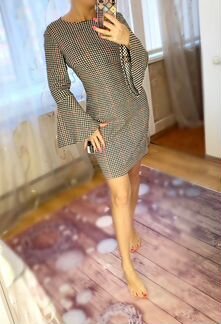 Платье в гусиную лапку Ralph Lauren M/L