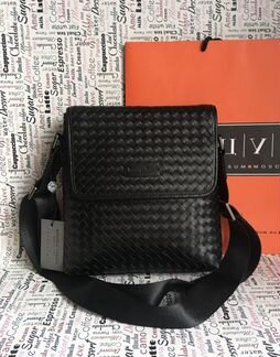 Мужская кожаная сумка Bottega Veneta